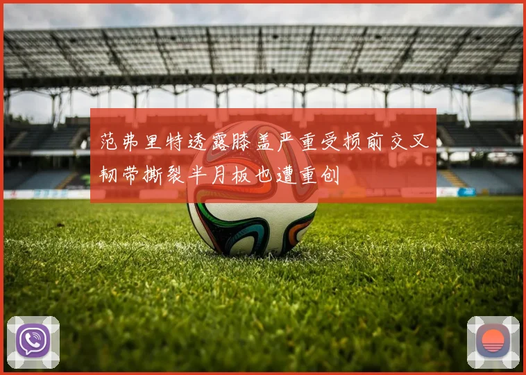 范弗里特透露膝盖严重受损前交叉韧带撕裂半月板也遭重创